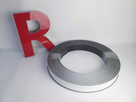 Capa de aluminio de PVC sin adornos letra de 3cm-14cm letras de aluminio con adornos