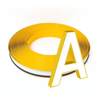 0.5 mm espesor de la bobina de la carta de canal amarillo de aluminio de canalume