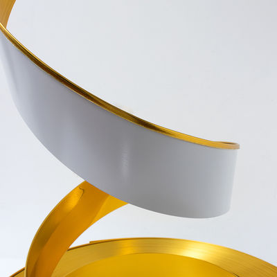 OEM Oro Canalume señalización de aluminio Trim Cap para la letra del canal