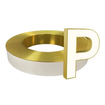 OEM Capilla de corte de la letra del canal 40mm 50mm Ancho Material del canal