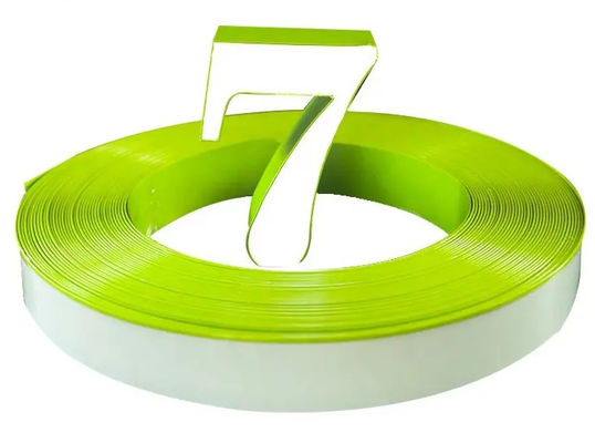 Signos iluminados con tapa de recubrimiento Rollo verde de aluminio con tapa de recubrimiento letras