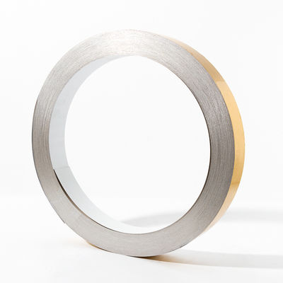 Carta de canal recubierta de color cinta de aluminio de borde de palabra cinta de borde plano bobina sin borde doblado