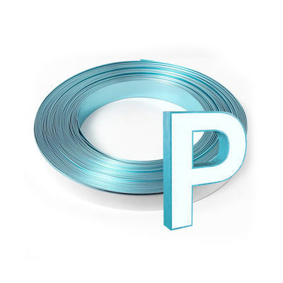 ODM Capilla de recorte de tira de aluminio Capilla de recorte de borde de letra personalizable Fácil de instalar