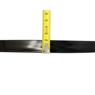 Aluminio ABS Carta de plástico Trim Cap Carta de canal negro bobina