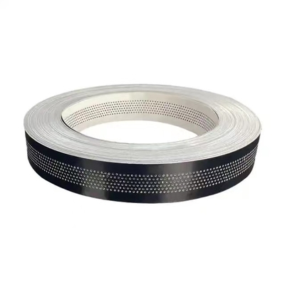 Revestido con tapa de recorte de 0,6 mm, rollo de canal, tapa de recorte para señales Negro