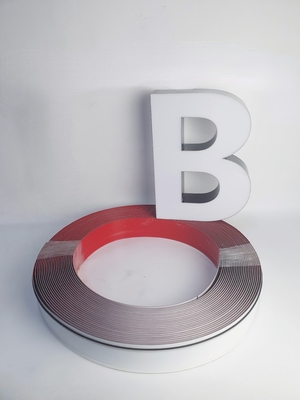 Capa de aluminio de PVC sin adornos letra de 3cm-14cm letras de aluminio con adornos