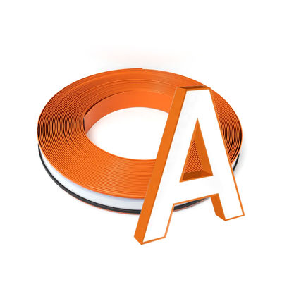 110 mm Canal de letras de corte 3D Letras de Canalume de aluminio