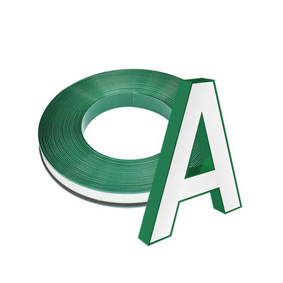 90 mm de ancho de corte de tapa de señalización canalume bobina de aluminio para la letra de canal