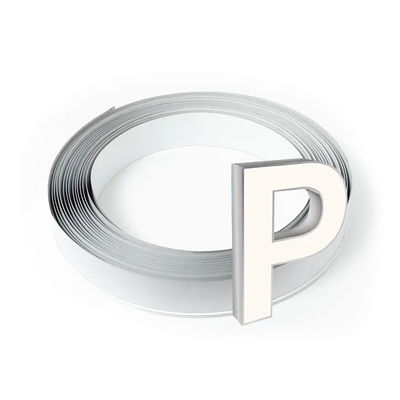 Ancho 11cm 13cm Cap de aluminio de recorte de plata bobina de aluminio para el canal de la carta