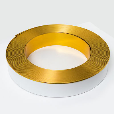 OEM Oro Canalume señalización de aluminio Trim Cap para la letra del canal