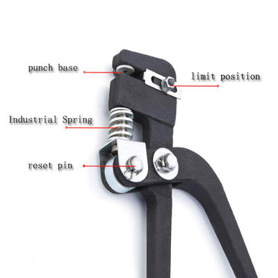 Tela de punzón de agujeros de acero inoxidable herramienta de punzón de agujeros de acero inoxidable para la carta de canal