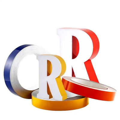 Círculo de letras de aluminio de canal perforado con retroiluminación LED Círculos de letras de retroiluminación 50MPa Resistencia máxima