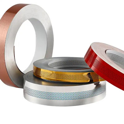 10cm Sin recorte de la bobina de la carta del canal perforando de aluminio de la bobina de la carta del canal