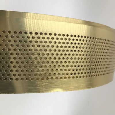 Cinturón de cinta de aluminio dorada con borde plegado de la señal de palabra de la cinta de bobina de aluminio cepillado