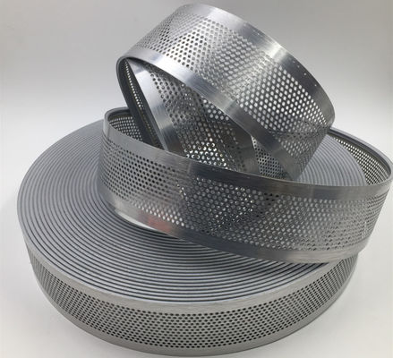 60mm 80mm Curva de mano perforando de aluminio de color de la tira de aluminio recubierto de la tira de bobina para el canal de palabra luminoso signo de carta