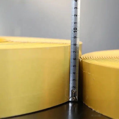 Capa de recorte de aluminio de oro cepillado con bobina de aleación de aluminio de dureza de aluminio