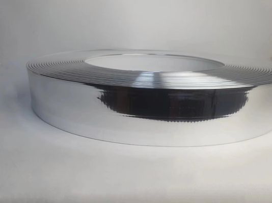 Espejo Sliver Aluminio Trim Cap Roll de mano de flexión de dureza de la letra de canal borde de varios anchos