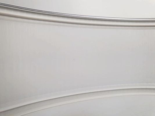 Espejo Sliver Aluminio Trim Cap Roll de mano de flexión de dureza de la letra de canal borde de varios anchos