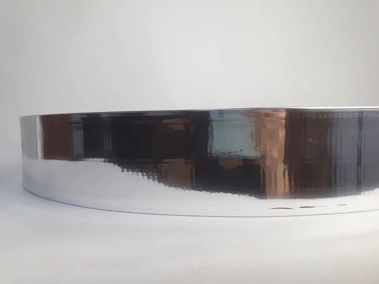 Capa de recubrimiento de aluminio a medida bobina de mano flexión de oro cepillado plata dureza 68MM-93MM