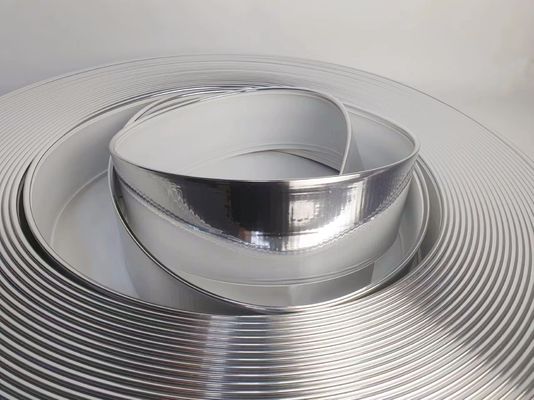 Capa de recubrimiento de aluminio a medida bobina de mano flexión de oro cepillado plata dureza 68MM-93MM