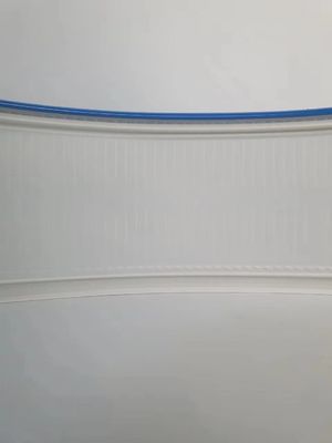 Capa de recubrimiento de plástico de aluminio 70MM 50M Rollo de aleación de aluminio dureza