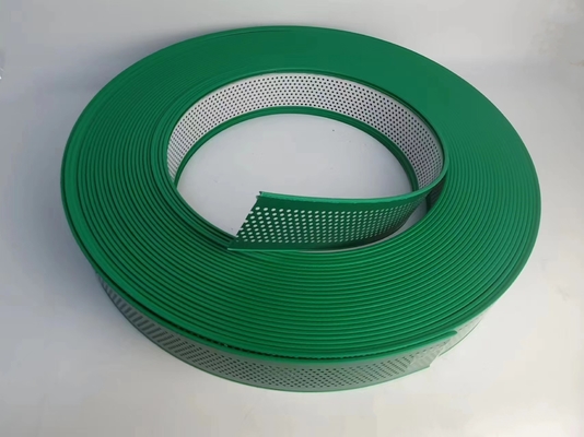 Color verde con agujeros de aluminio recubrimiento tapa de mano doblada 50M Rollo con bobina de aleación de aluminio