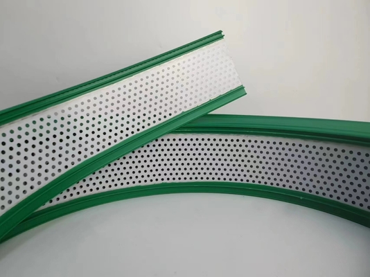 Color verde con agujeros de aluminio recubrimiento tapa de mano doblada 50M Rollo con bobina de aleación de aluminio