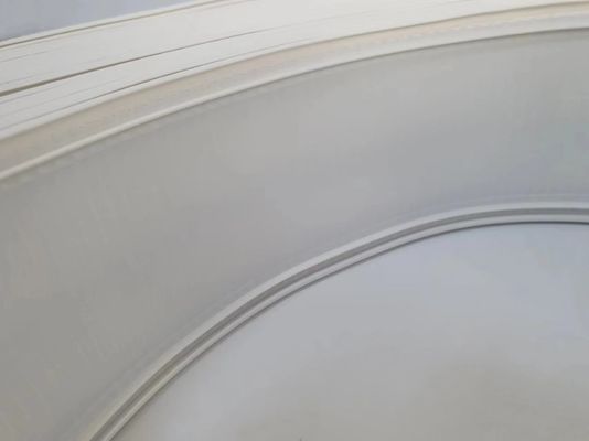 76 mm de aluminio con tapa de recorte de color blanco con acabado reflectante para bordes exquisitos