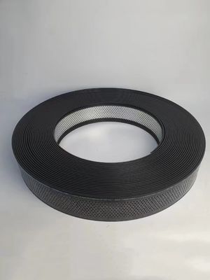 Capa de recubrimiento de plástico negro de aluminio mano doblada canal letra de recubrimiento de tapa