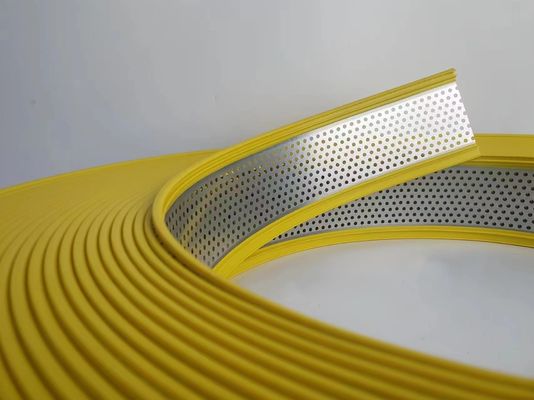 Capa de goma de aluminio Capa de recorte Amplia selección de colores amarillos Fácil de doblar borde de letra de canal