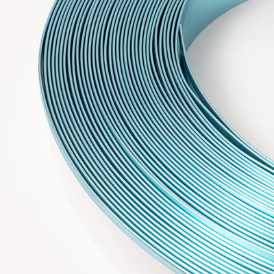 Carta de aluminio de canal plano con tapa de recorte de una cara