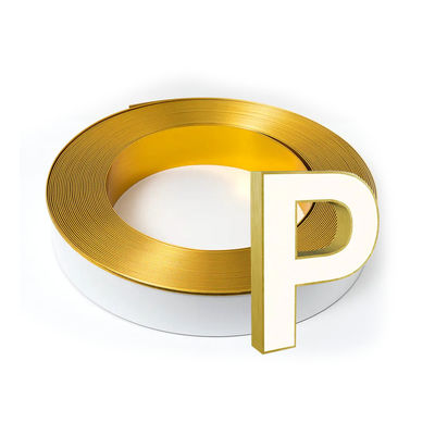 Elegante tapa de canles con tapa de aluminio perfecta para señales al aire libre