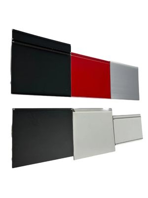 Profiles de recorte de borde de aluminio de 45 mm Anodizado Aluminio de corte de ángulo de aleación o no