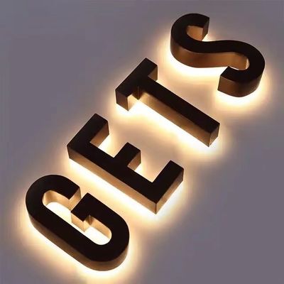 Cartel de las tiendas al aire libre, cartel acrílico, cartel personalizado, cartel de canales iluminados.