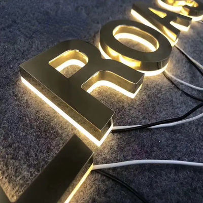 Diseños personalizados LED Letras de canal 50000 horas Letras de canal LED Signos